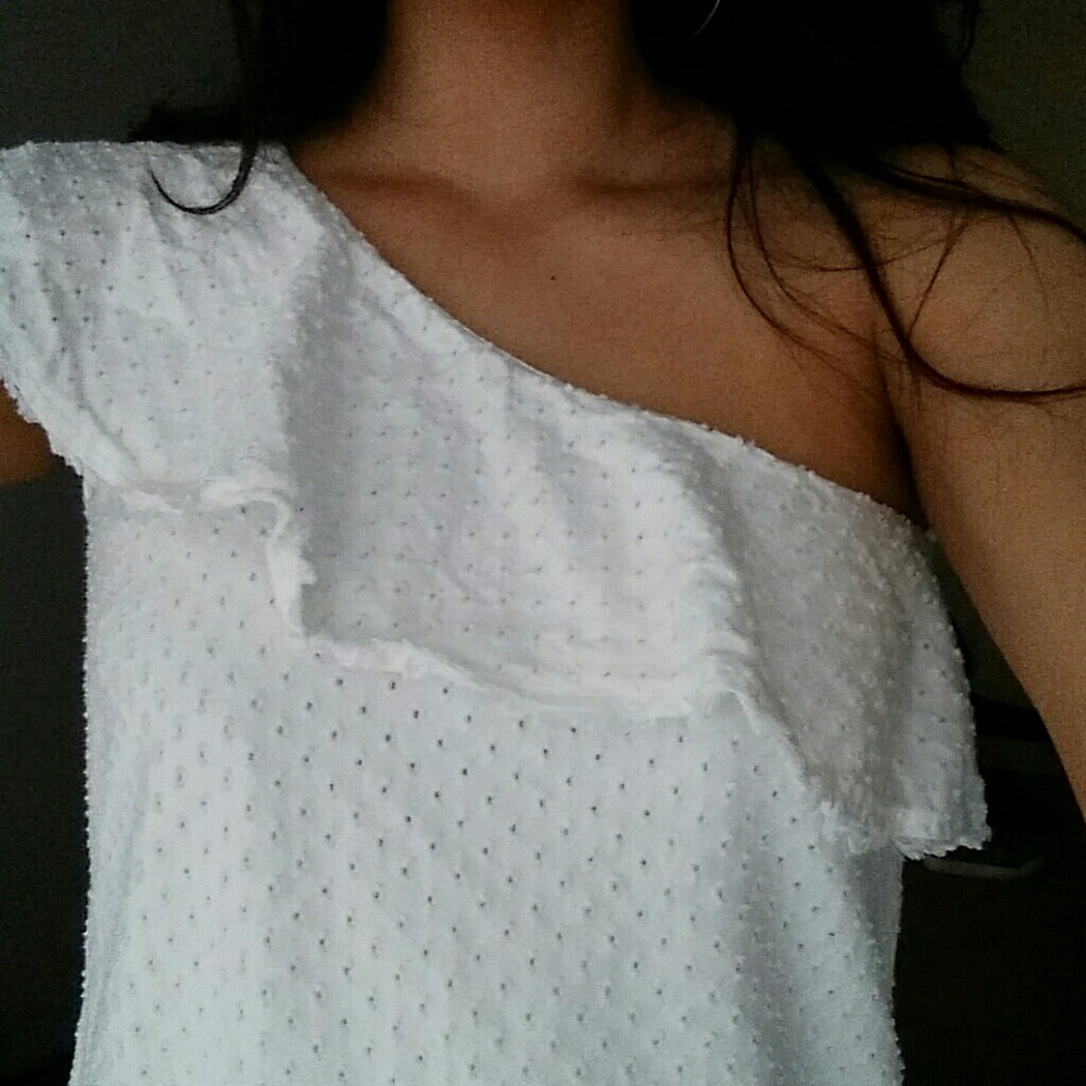 Anthropologie cloth &stone white dress
